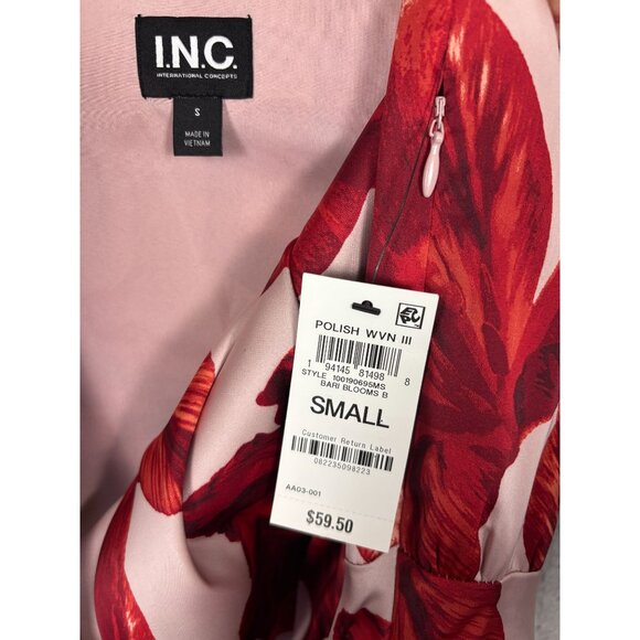 I.n.c. International Concepts Women's Small Printed Surplice-Neck Top Multi NWTs - Picture 6 of 8